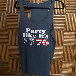 4th of July Tank Top Large